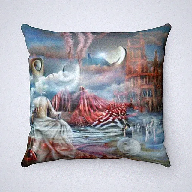 Faux Suede Square Pillow Case