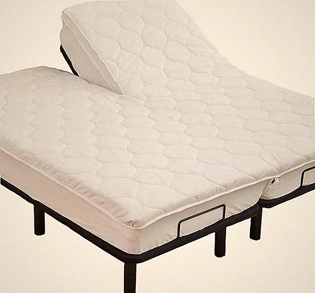 Fluffy King Mattress Topper for Adjustable Beds - Quilted Comfort