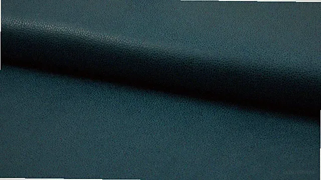STRETCHY Faux Suede Foil Snakeskin Fabric Material - PETROL