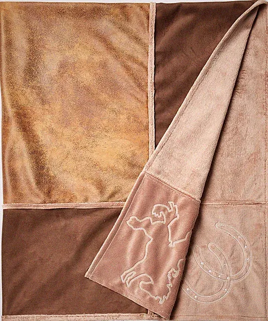 Western Grid Throw Blanket