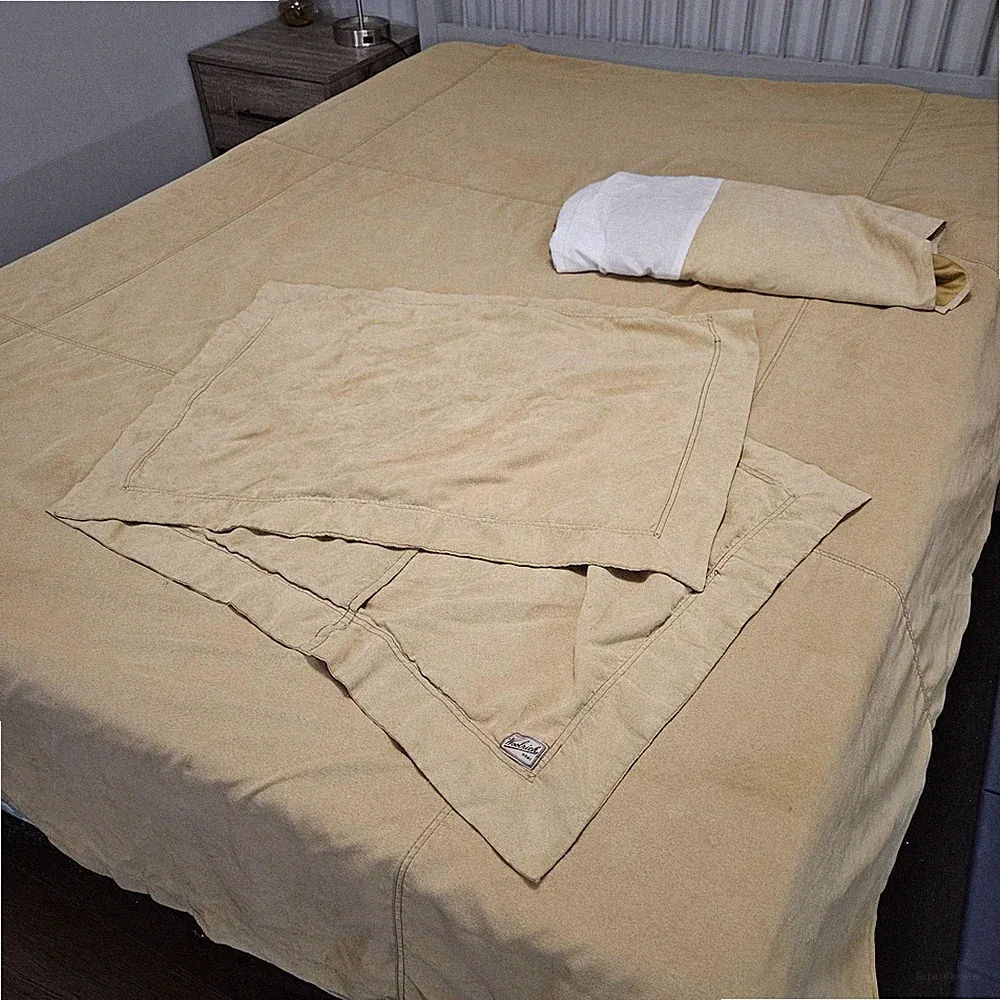 Woolrich Home Faux Suede Duvet Cover Set Queen Full Brown Pillow Bed Shams