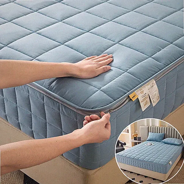 Zippered Mattress Cover Six Sides All inclusive Dust-Proof Protector FittedSheet